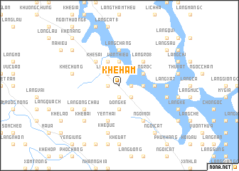 map of Khê Hàm