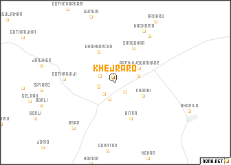 map of Khejrāro