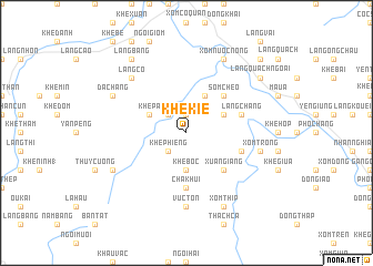 map of Khê Kie