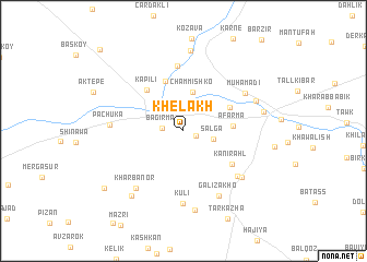 map of Khēlākh