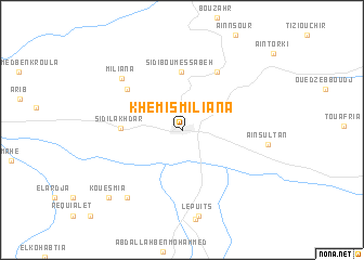 map of Khemis Miliana