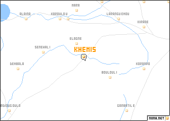 map of Khemis
