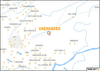 map of Khem Karan