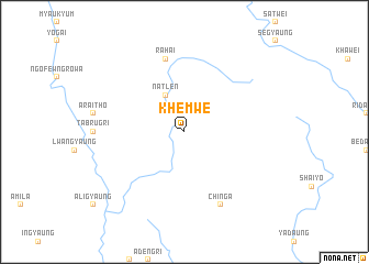 map of Khemwe