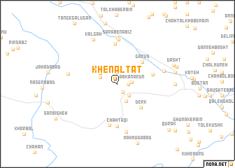 map of Khenaltat