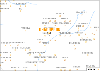 map of Khenāvand