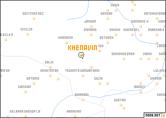 map of Khenāvīn