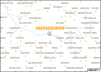 map of Khendeq Hamra