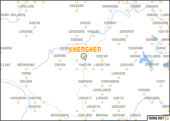 map of Khê Nghên
