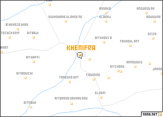 map of Khenifra