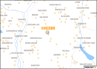 map of Kheoba