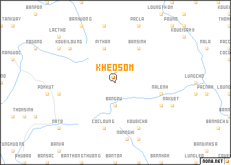 map of Kheo Som