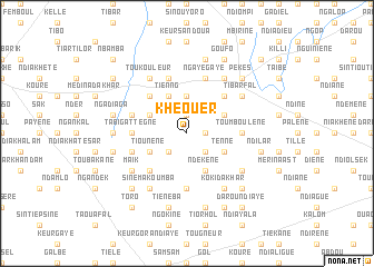 map of Khéouèr