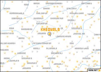 map of Kheowāla