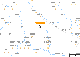 map of Khê Pha