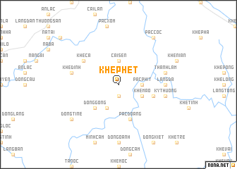 map of Khê Phêt