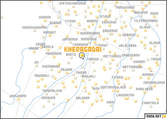 map of Khera Gadāi