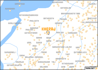 map of Kheraj