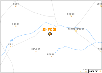 map of Kherāli