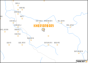 map of Kherārbāri