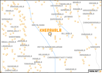 map of Kherawāla