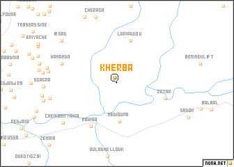map of Kherba