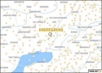 map of Khere da khu