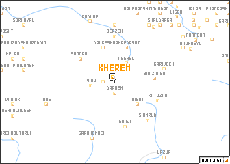 map of Kherem