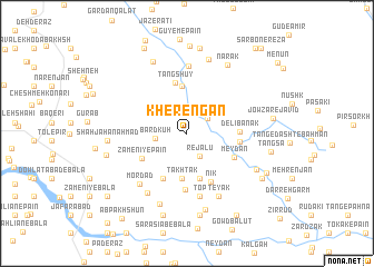 map of Kherengān