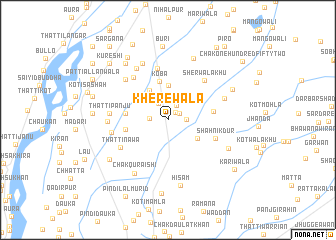 map of Kherewāla
