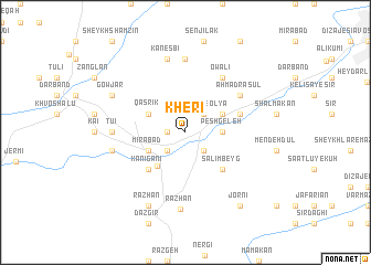 map of Kherī