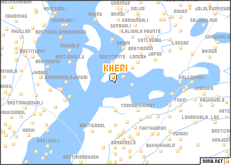 map of Kheri