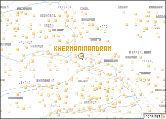 map of Kherman-i-Nandram