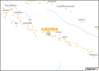 map of Kherreh