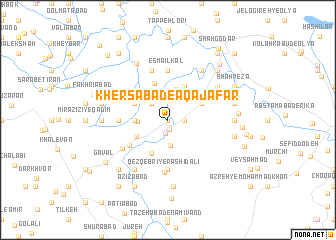 map of Khersābād-e Āqā Ja‘far