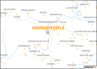 map of Khersdar-e Soflá