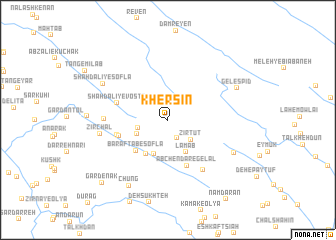 map of Khersīn