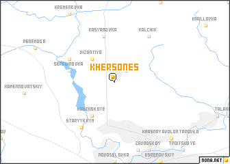 map of Khersones