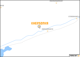 map of Khersonka