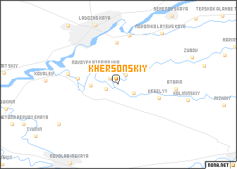 map of Khersonskiy