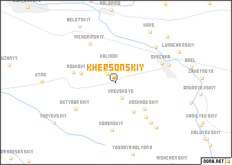 map of Khersonskiy