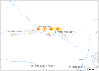 map of Khersonskiy