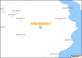 map of Khersonskiy