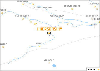 map of Khersonskiy