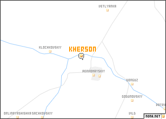 map of Kherson