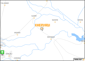 map of Khervādi