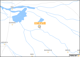 map of Kherwa