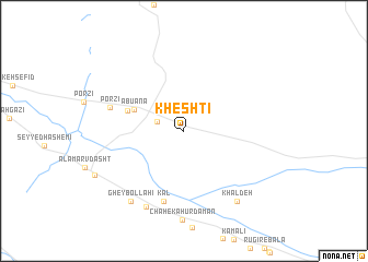 map of Kheshtī