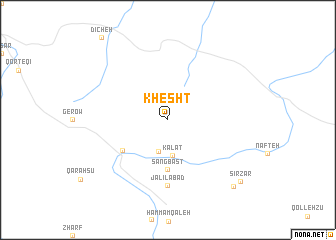 map of Khesht
