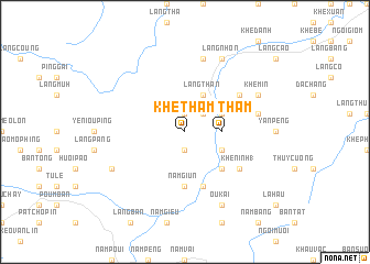 map of Khê Tham